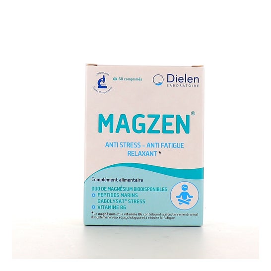 Dielen Magzen Anti Stress - Caja de 60 comprimidos antifatiga y relajante