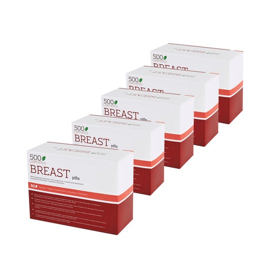 500cosmetics Breast 60 Tablets x5