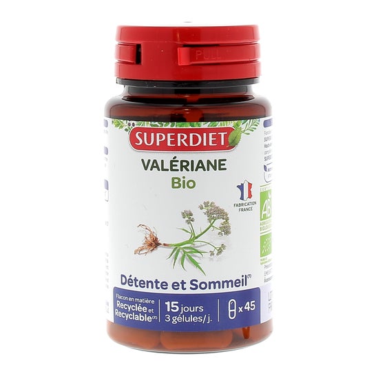 Superdiet Valeriana Bio 45caps