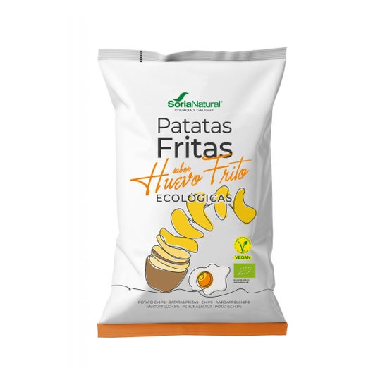 Soria Natural Patatas Fritas Sabor a Huevo Frito Bio 125g