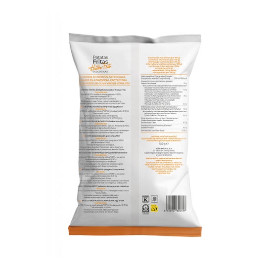 Soria Natural Patatas Fritas Sabor a Huevo Frito Bio 125g