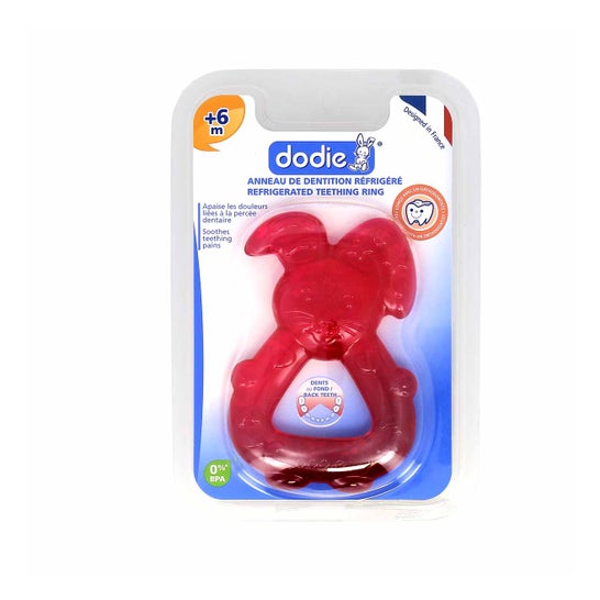 Dodie Anillo Dentición Refrigerado Conejo Rosa 1ud