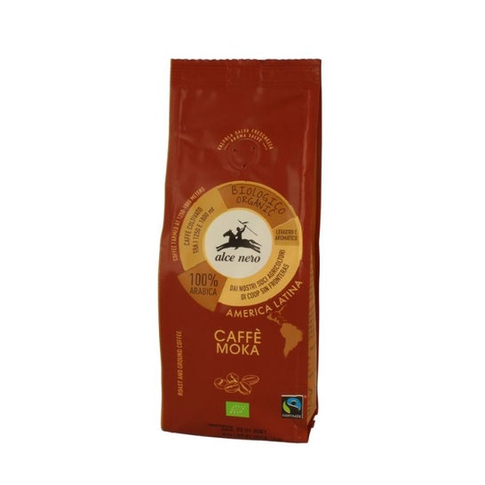Alce Nero Ground Arabica Coffee Moka Bio 250g