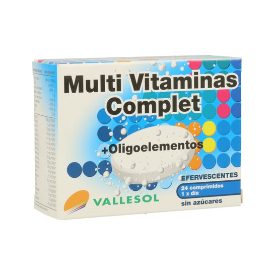 Vallesol Multivitaminas y Oligoelementos 24comp
