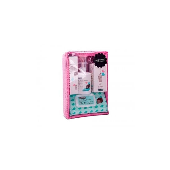 Pink Suavinex Baby Basket