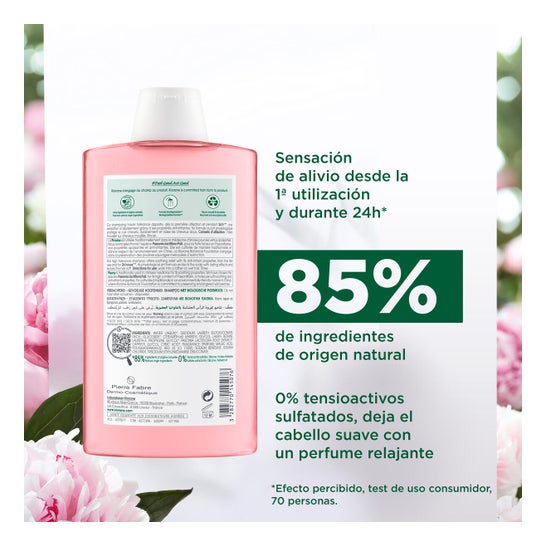 Klorane Champú a la Peonía BIO 400ml