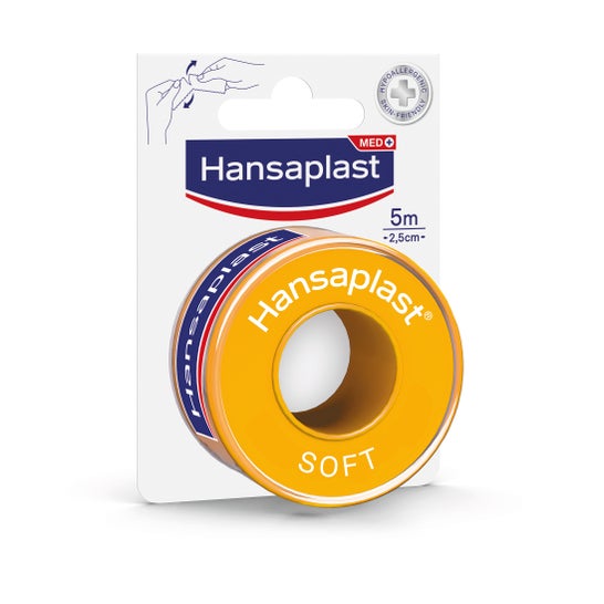 Hansaplast Esparadrapo Soft 5mx2,5cm 1ud