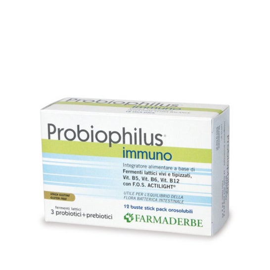 Farmaderbe Probiophilus Immuno 12 Bustine