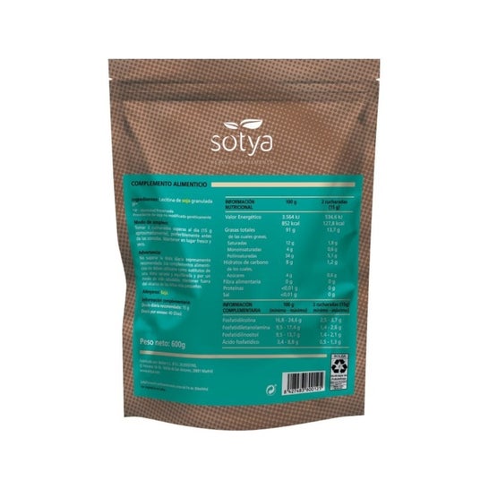 Sotya Lecitina de Soja Granulada 600 g