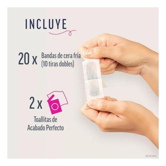 Veet Pure Bandas de Cera Depilatoria Facial Piel Sensible 20uds Veet Pure Bandas de Cera Depilatoria Facial Piel Sensible 20uds