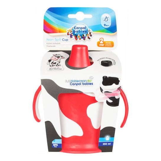 Canpol Babies Anti-Drip Cup Cow 9+ 250ml