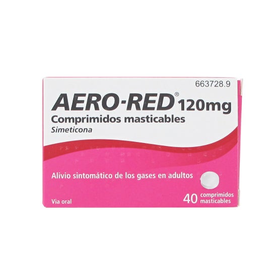 Aero Red 120mg 40comp masticables