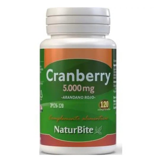 Naturbite Cranberry Arandano Rojo 5000mg 120comp Naturbite Cranberry Arandano Rojo 5000mg 120comp