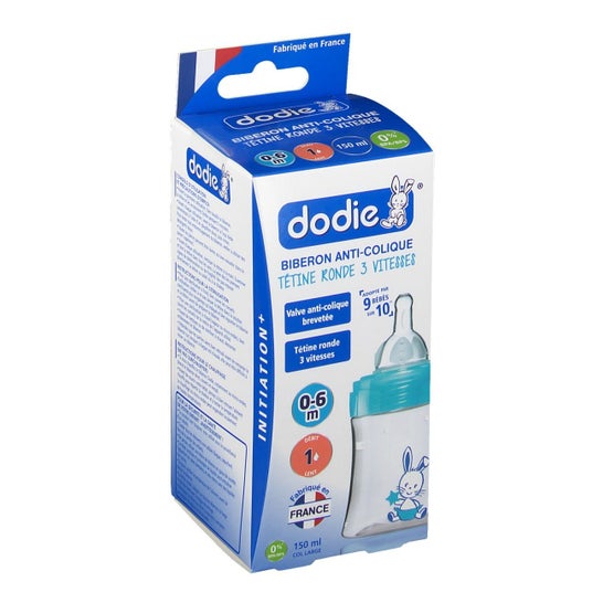 Dodie Inizio Bottiglia + 3 velocità 150ml 1 ge Dbit 1 malva