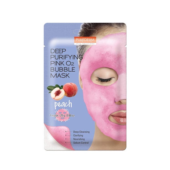 Purederm Deep Purifying Pink O2 Bubble Mask 25g