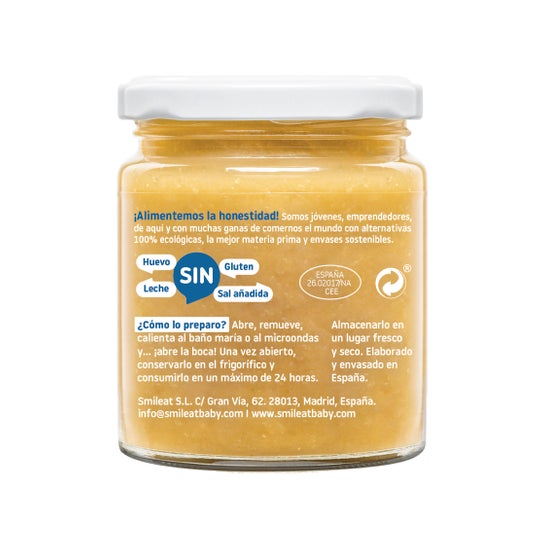 Smileat Tarrito Ecológico de Merluza Verduras 230 g