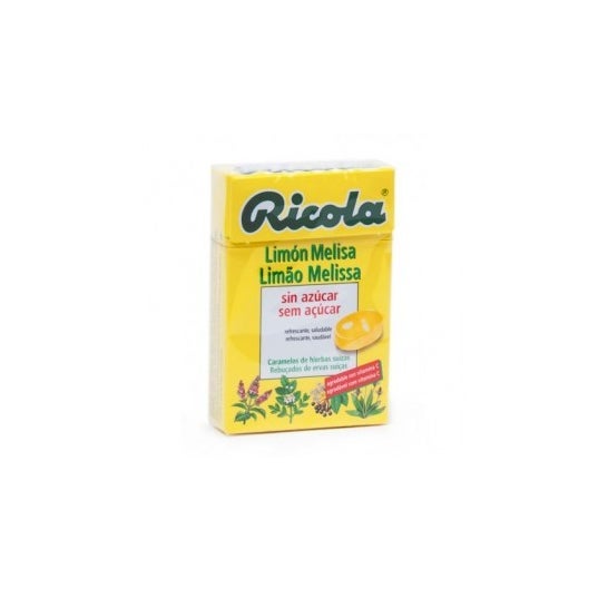 Ricola limón caramelos sin azúcar 50g