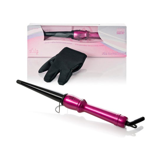Sculpby Elektrischer Lockenstab + Fingerhandschuh