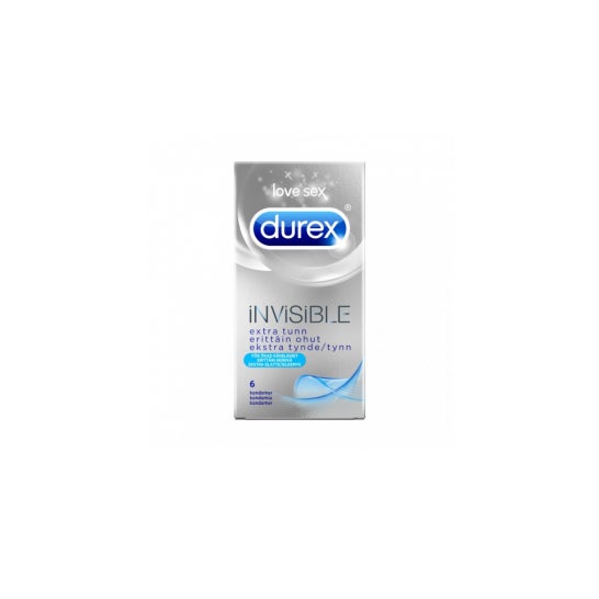 Durex Preservativos Invisible Extra Fino 6uds