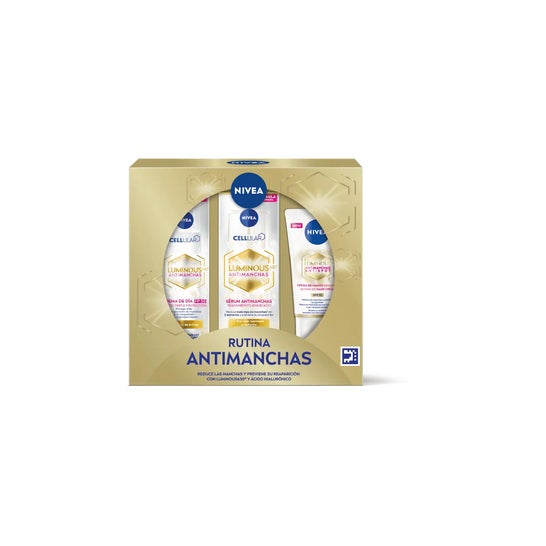 Nivea Antimanchas Pack Luminous 630º Crema Día + Manos + Serum