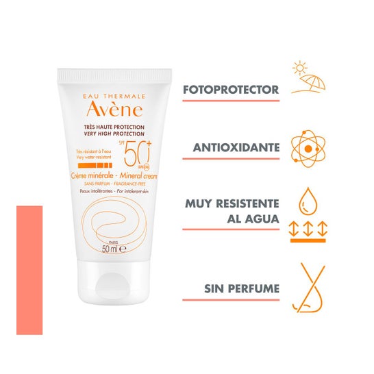 Avène Solar Crema Mineral SPF50+ 50ml