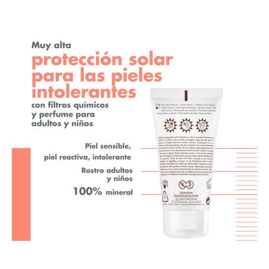 Avène Solar Crema Mineral SPF50+ 50ml