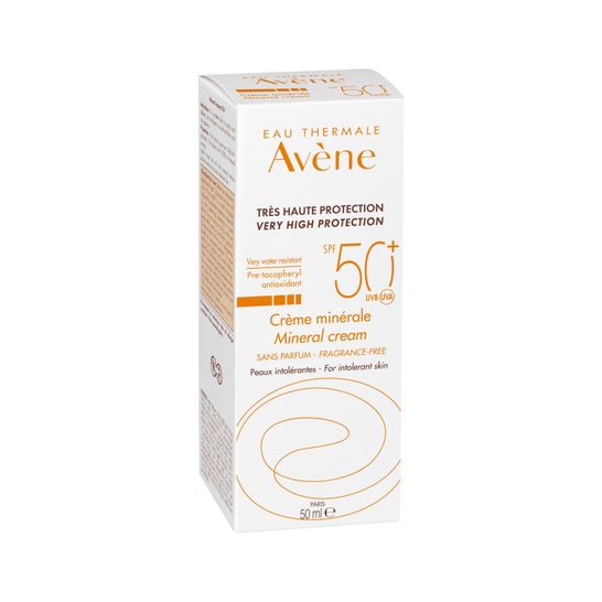 Avène Solar creme fysisk skærm SPF50 + 50ml