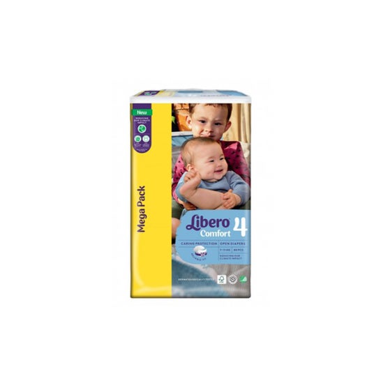 Libero Comfort 4 Pañal 7-11Kg 80uds