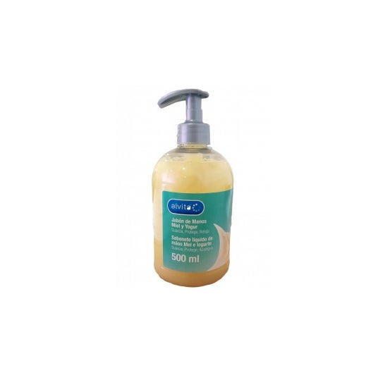 Alvita Jabón de Manos Miel y Yogur 500 ml