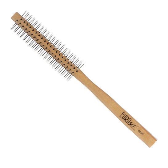 Eurostil Wooden circular brush Nylon ball 9mm