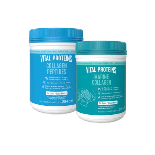 Vital Proteins Pack Collagen Peptides 284g + Marine Collagen 221g