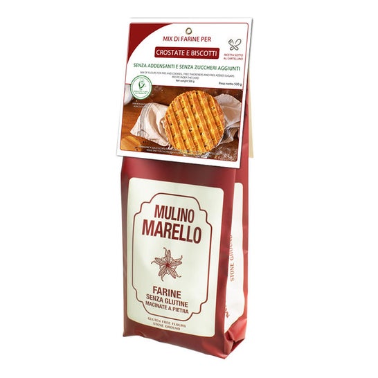 Mulino Marello Mix Farina Naturale Crostata Biscotti Bio 500g