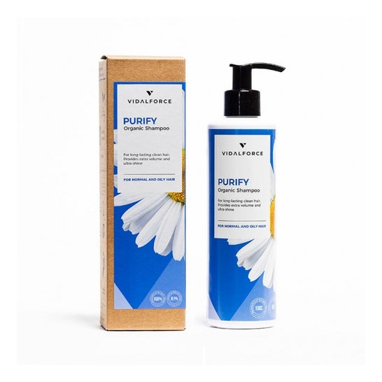 Vidalforce Purify Organic Shampoo Normal and Oily Hair 250ml