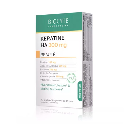 Biocyte Keratine HA 300mg Beauté 60 Gélules