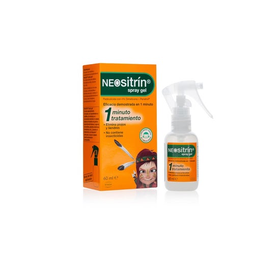 Spray per il trattamento di neositrin e pidocchi 60ml