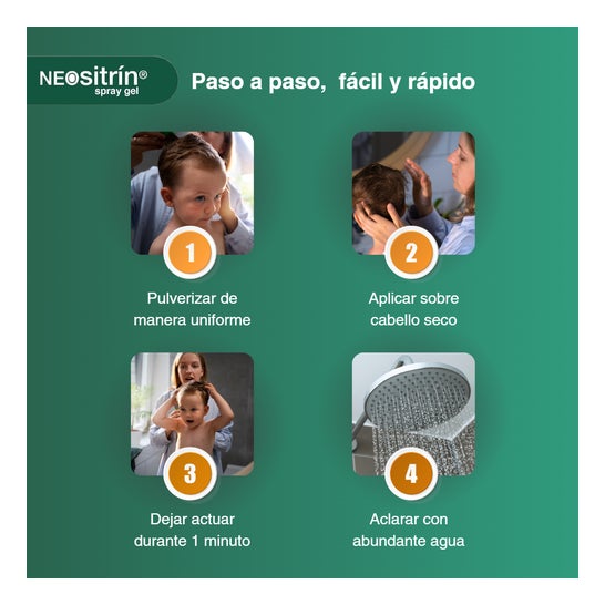 Neositrín Spray Gel Antipiojos 60ml