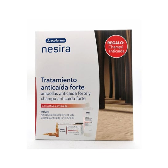 Acofarma Nesira Anti-Hair Loss Pack Ampoules + Shampoo