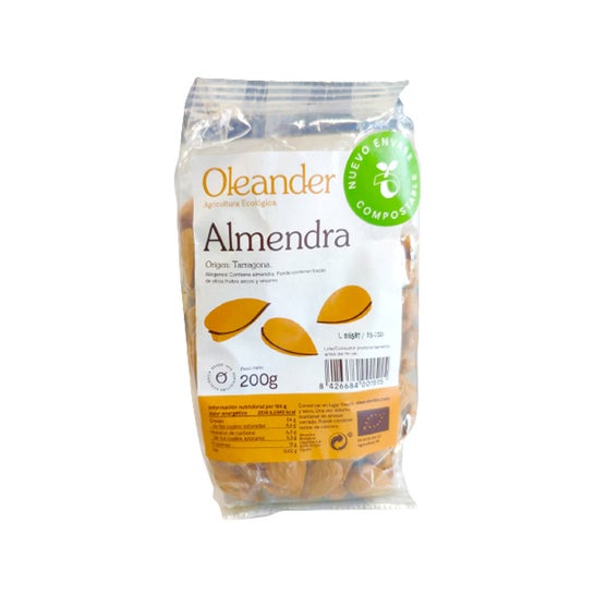 Oleander Raw Almond With Skin 200g