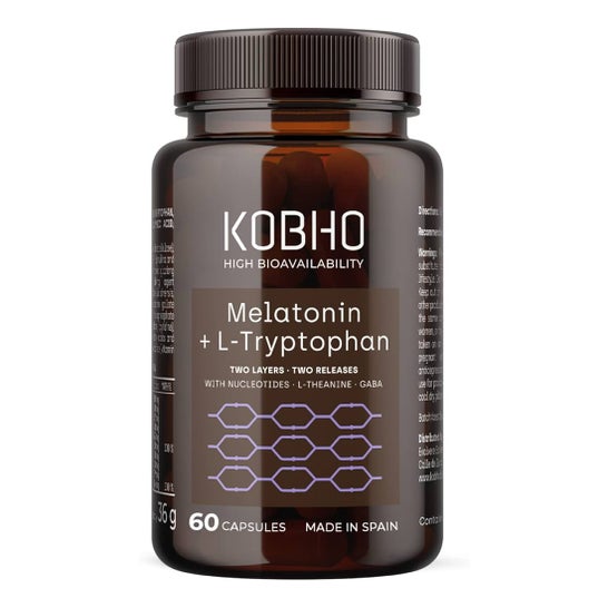 Kobho Melatonin + L-Tryptophan 60caps