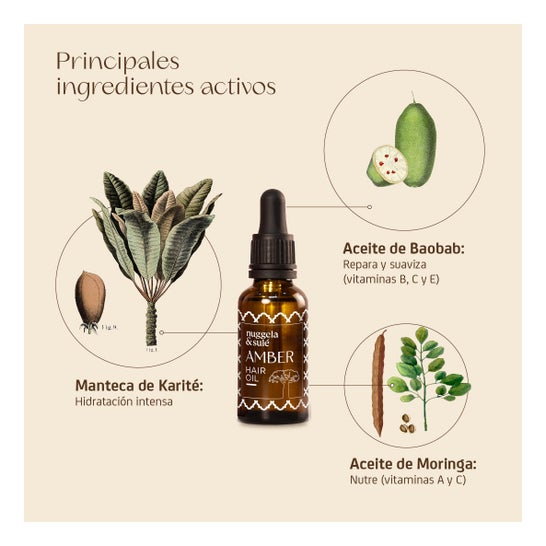 Nuggela & Sulé Amber Hair Oil 30 ml