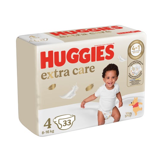 Huggies Extra Care Pañales Talla 4 8-16kg 33uds