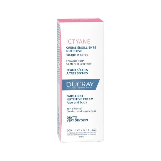 Ducray Ictyane Crema Emoliente Nutritiva 200 ml