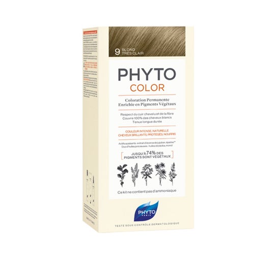 Phyto Tinte Color 9,8 Rubio Muy Claro Beige 112ml