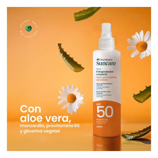 Docmorris Suncare Fotoprotector Spray Corporal Spf50 200 ml