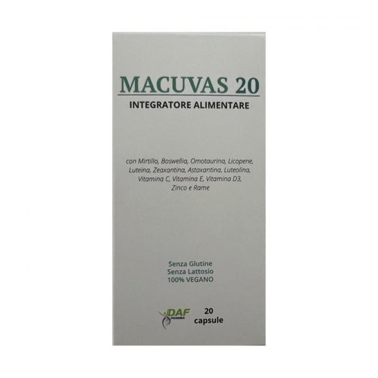 Daf Pharma Macuvas 20 20caps