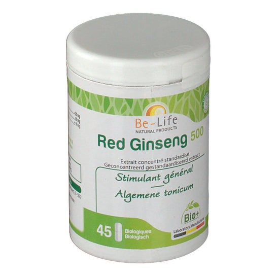 Belife Red Ginseng 500 45 capsules Organic