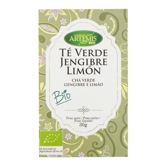 Artemis Tè verde zenzero e limone 20 filtri