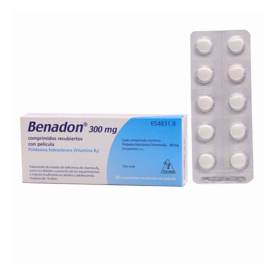 Benadon 300mg 20 comprimidos recubiertos