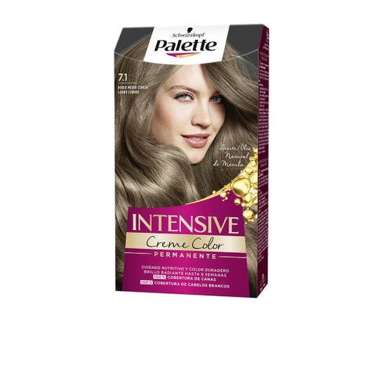 Schwarzkopf Palette Intensive Hair Color N7.1-Medium Blonde Ash 1pc