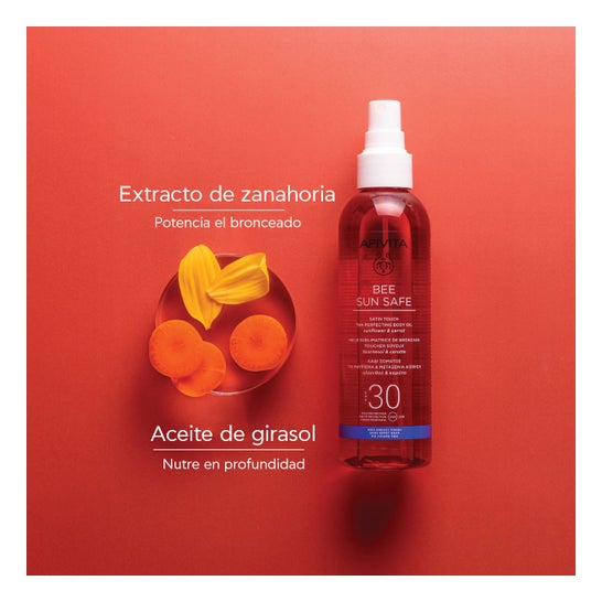 Apivita Bee Sun Safe Aceite Corporal Bronceado Spf30 200 ml